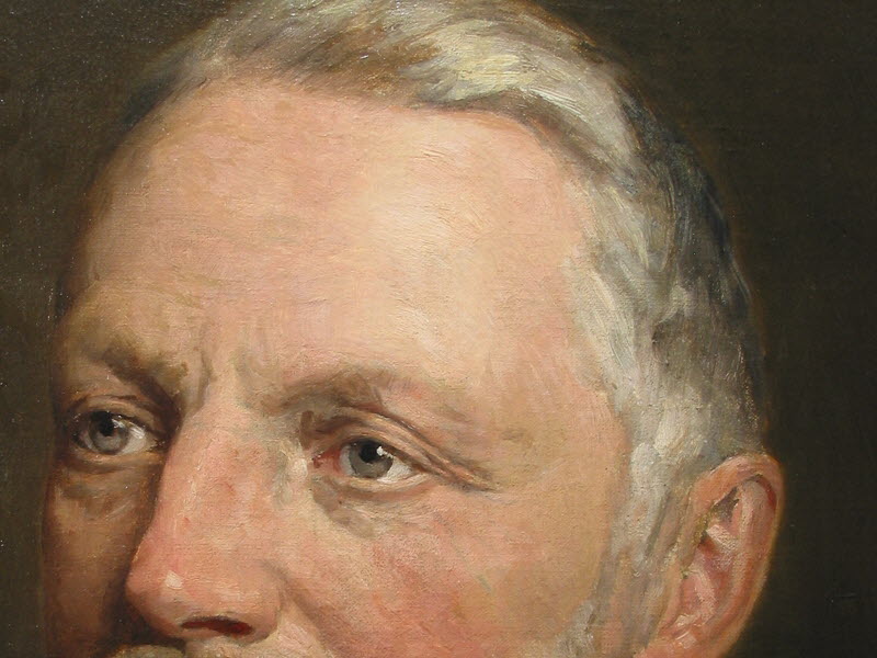 Ausschnitt Herrenportrait nach der Retusche